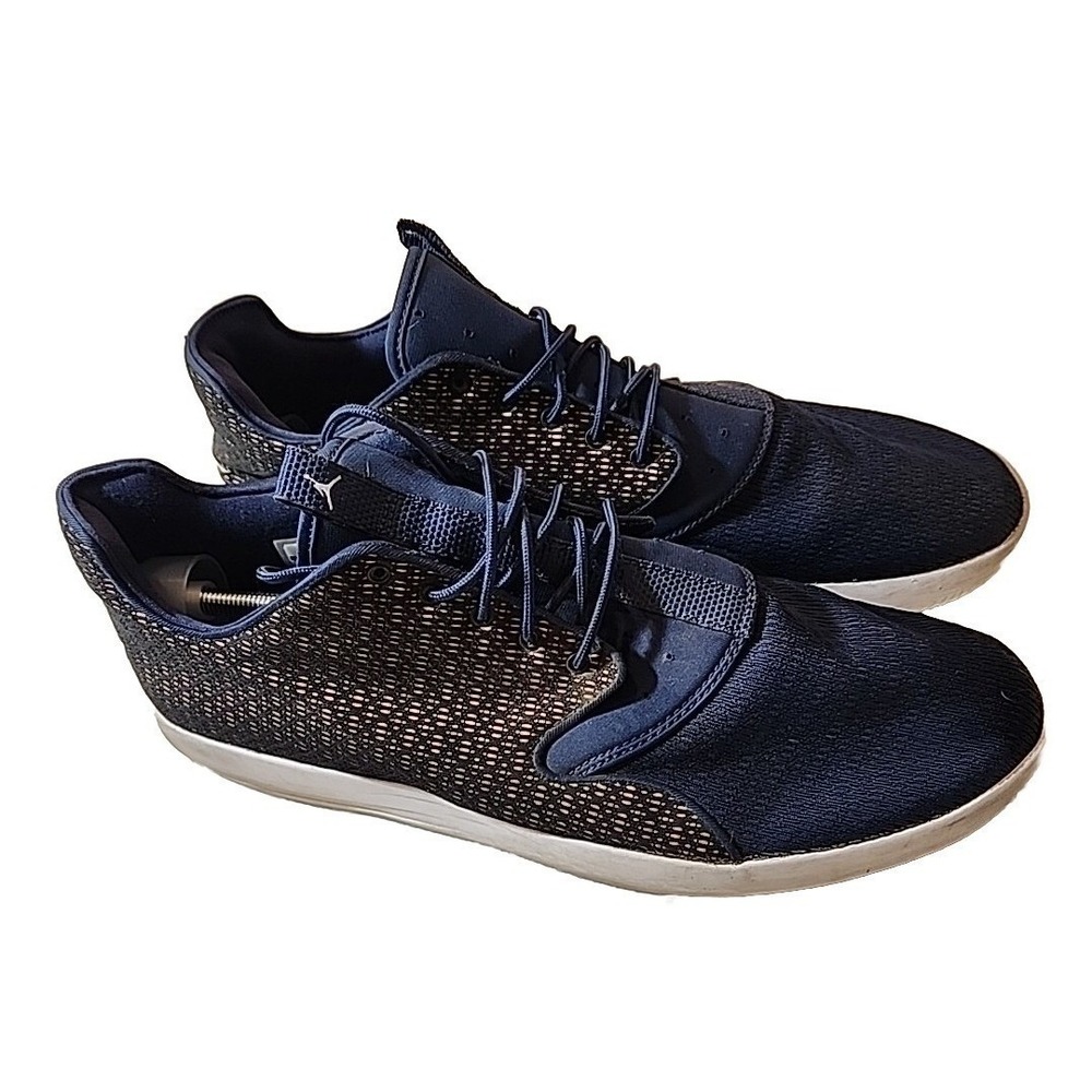 Jordan Eclipse Obsidian Navy White Low Top Sneakers 724010-022 Shoes Mens 14